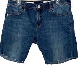 Anthropologie Pilcro Blue Cutoff Denim Jean Shorts